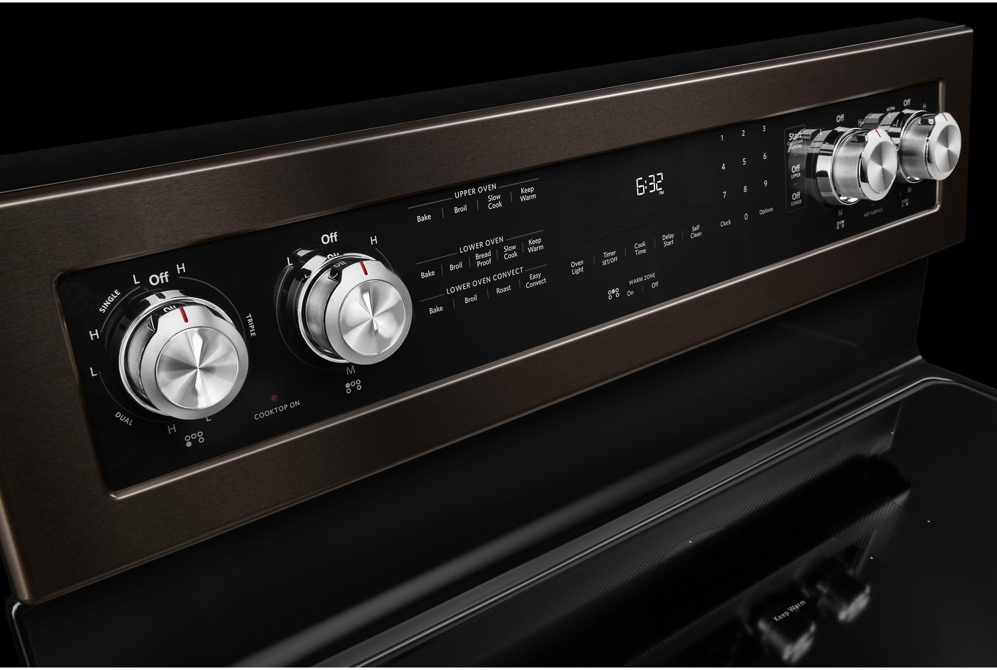 KitchenAid KFED500EBS Black Stainless Steel with PrintShield Finish