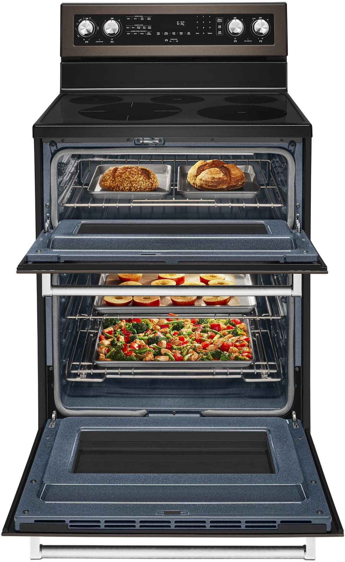 KitchenAid KFED500EBS Black Stainless Steel with PrintShield Finish