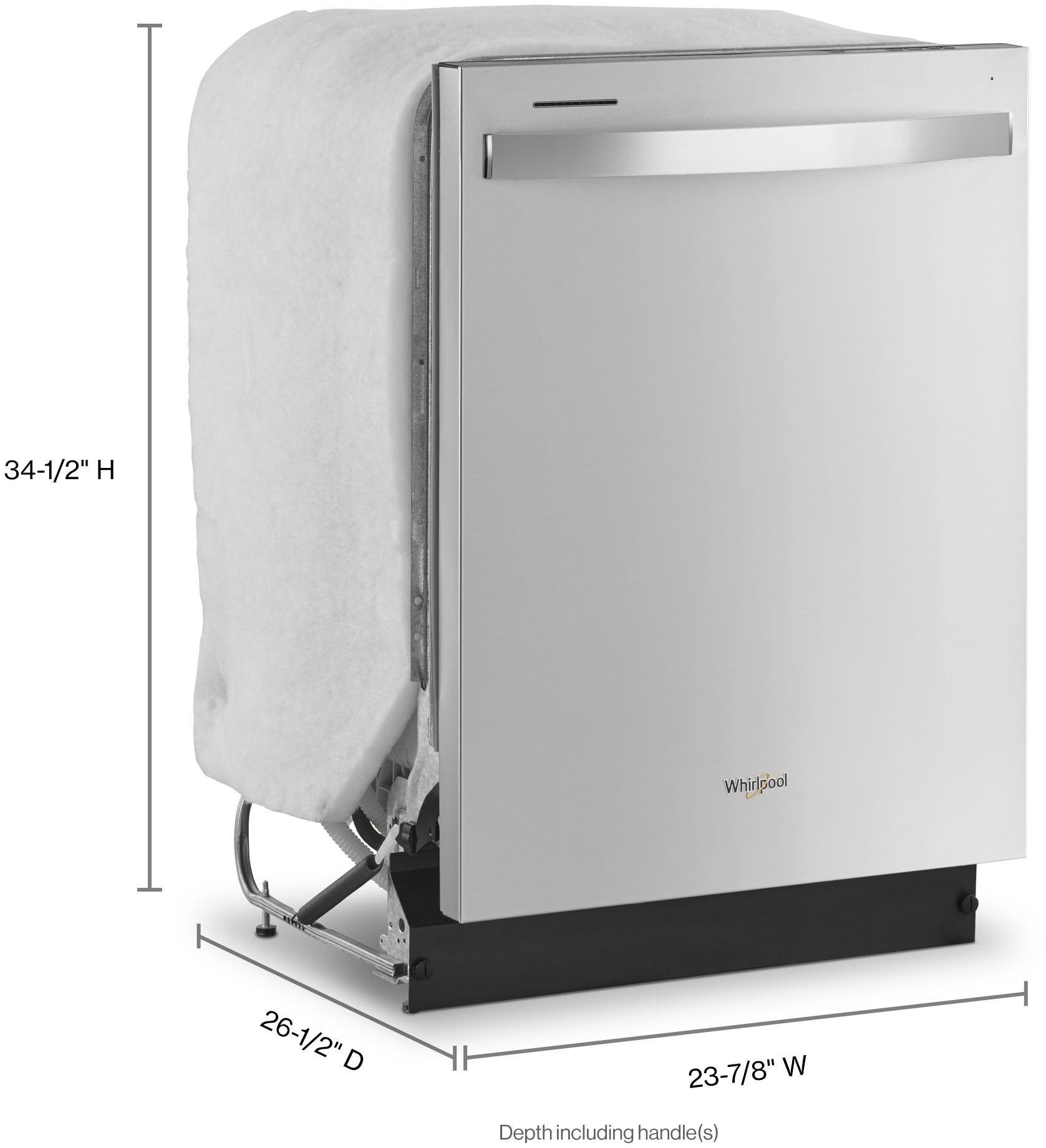 Whirlpool WDT531HAPM Monochromatic Stainless Steel