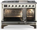 Majestic II 48 Inch Dual Fuel Range With 8 Burners, With Griddle