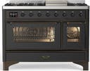 Majestic II 48 Inch Dual Fuel Range With 8 Burners, With Griddle
