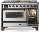 Majestic II 48 Inch Dual Fuel Range With 8 Burners, With Griddle