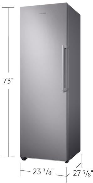 Samsung RZ11M7074SA 24 Inch Upright Convertible Freezer Stainless