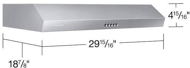Samsung NK30B3500US Stainless , 350 Cfm