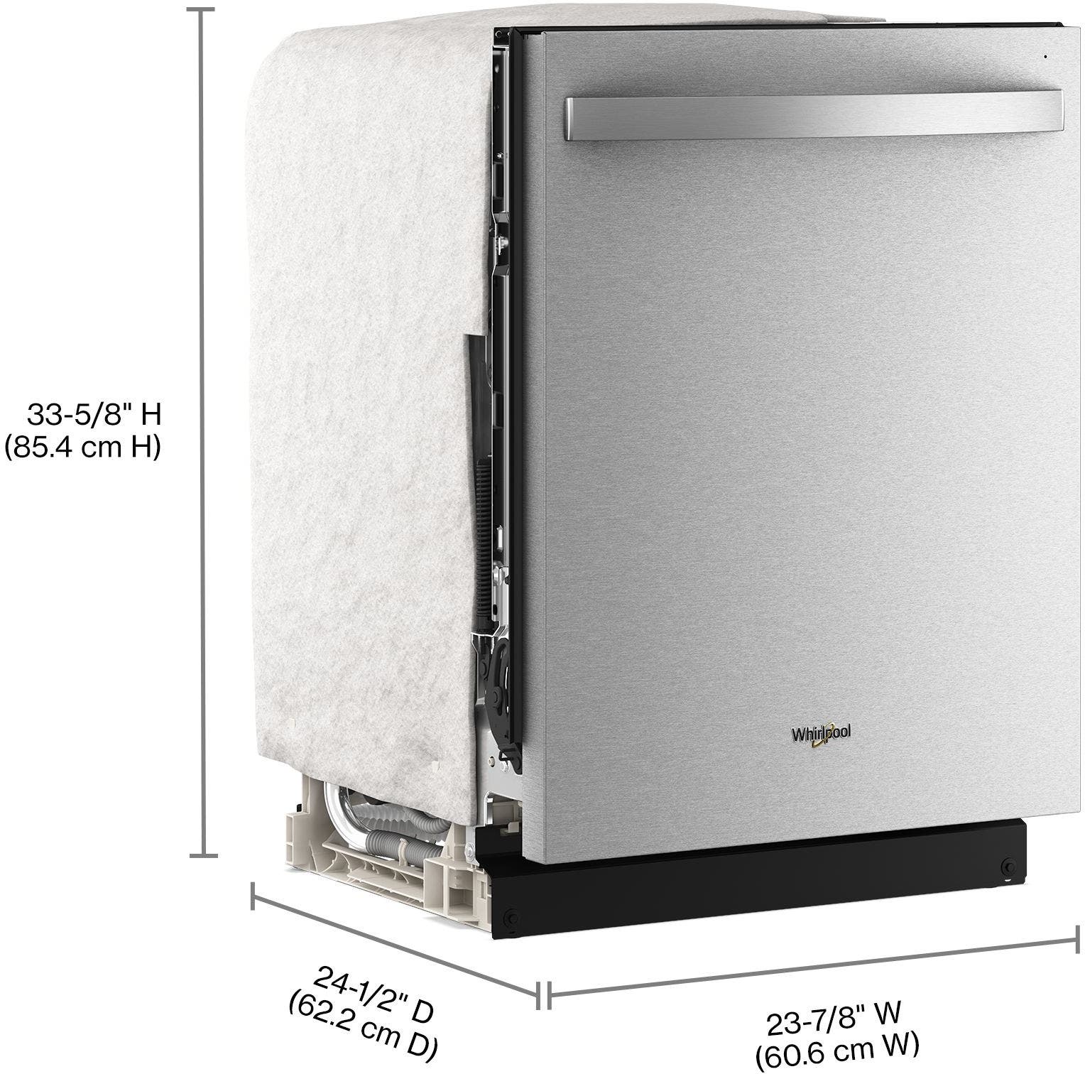 Whirlpool WDTS8024SZ Fingerprint-Resistant Stainless Steel