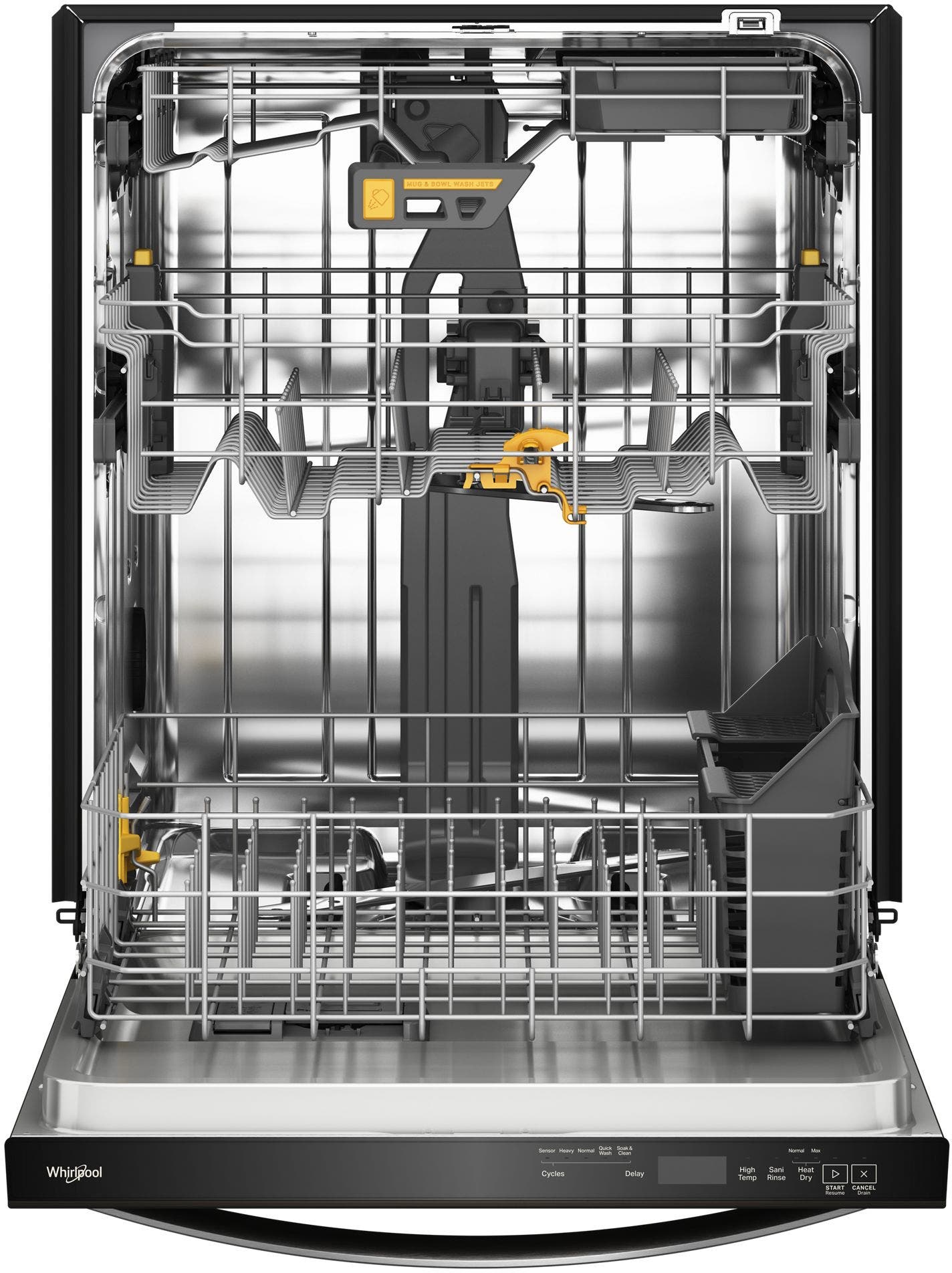 Whirlpool WDTS8024SV Fingerprint-Resistant Black Stainless Steel