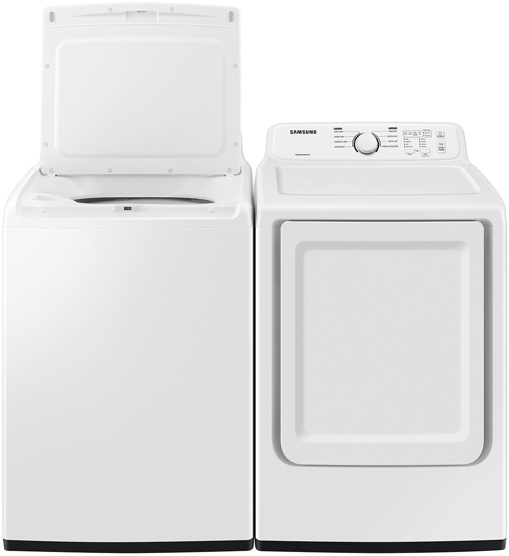 Samsung DVG41A3000W 7.2 cu. ft. Gas Dryer White | Plesser's Appliances