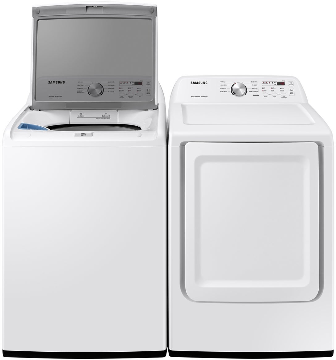 Samsung DVE45T3200W 7.2 cu. ft. Electric Dryer White | Plesser's