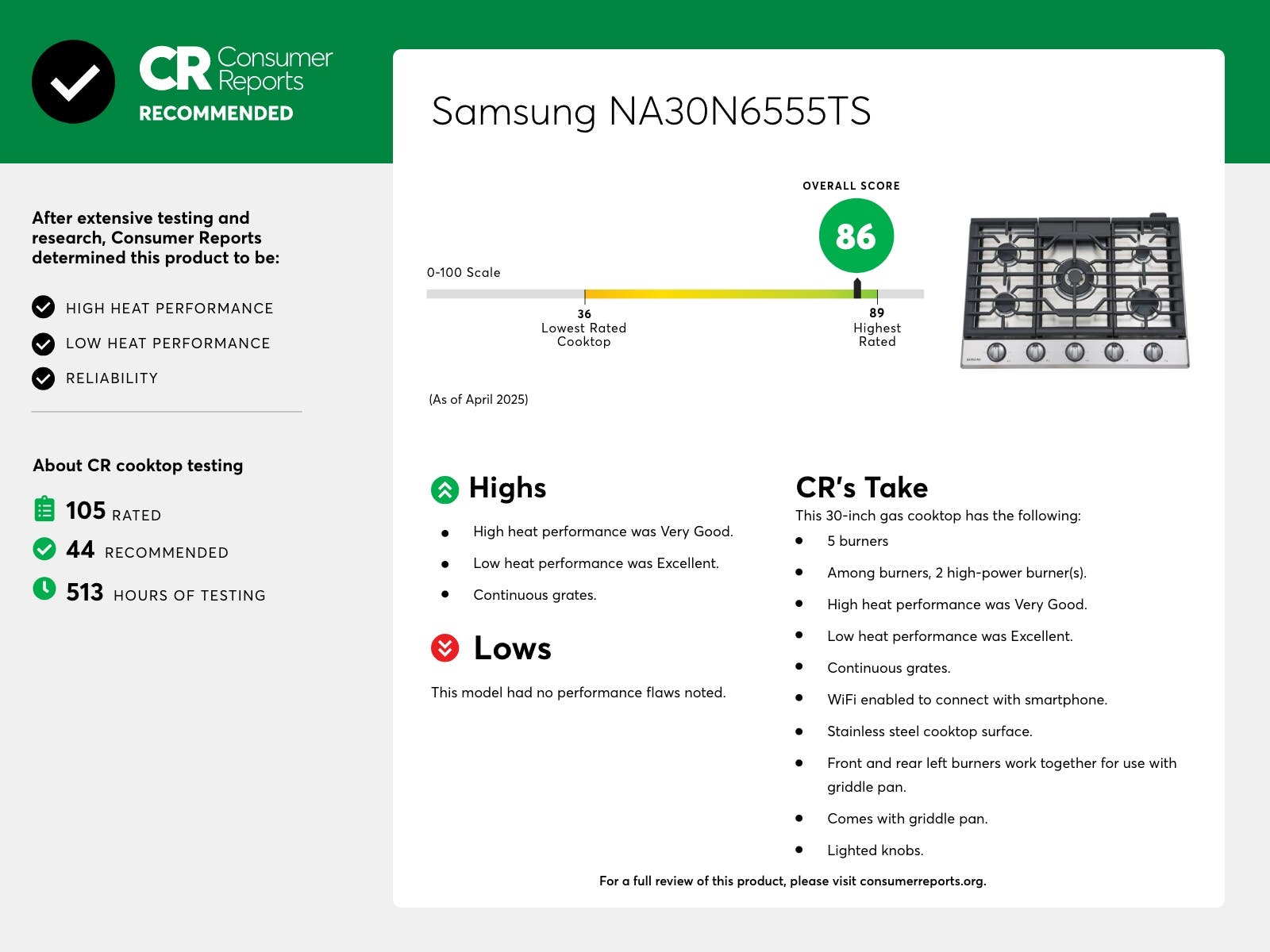 Samsung NA30N6555TG Blk. Stainless