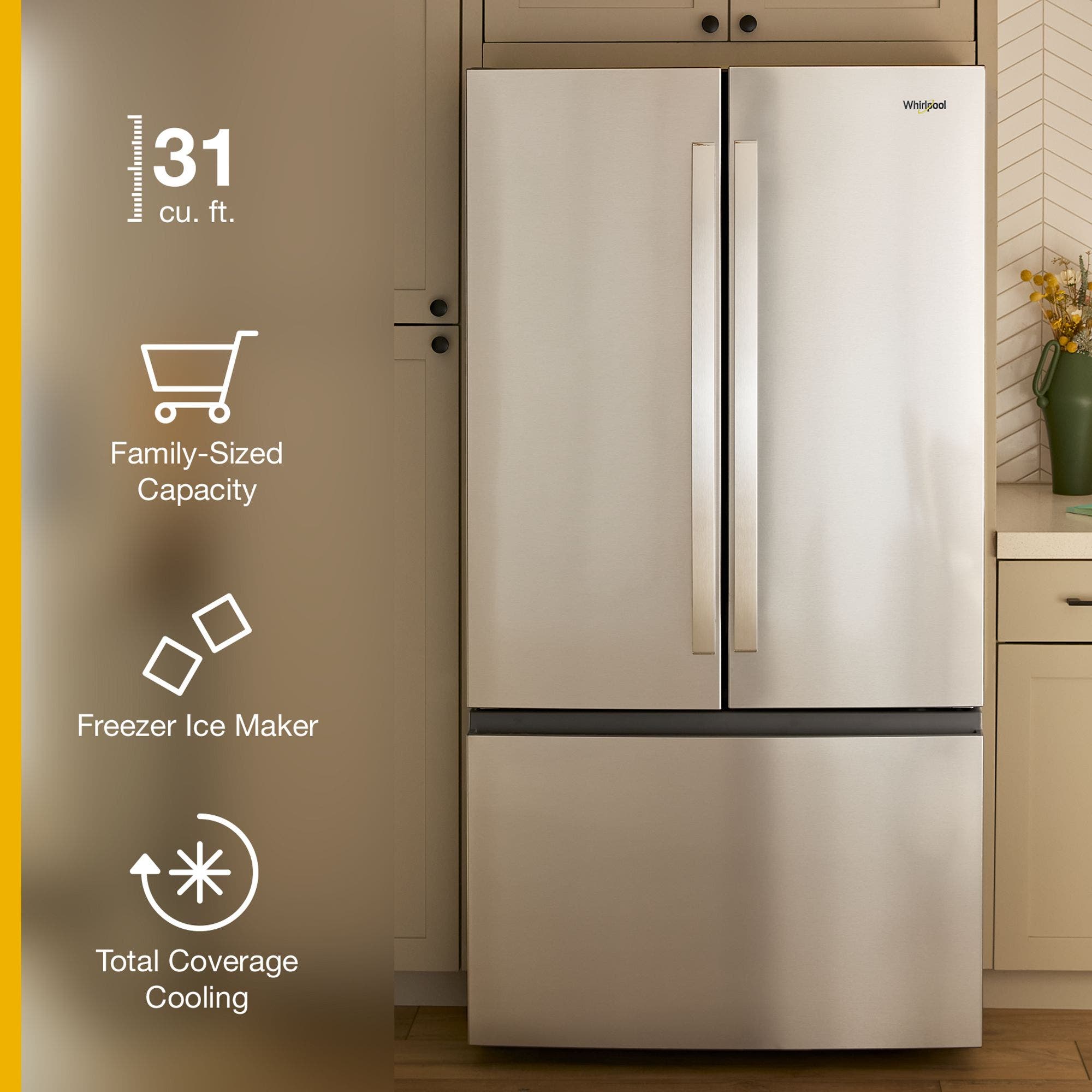 Whirlpool WRFF3136SB Black