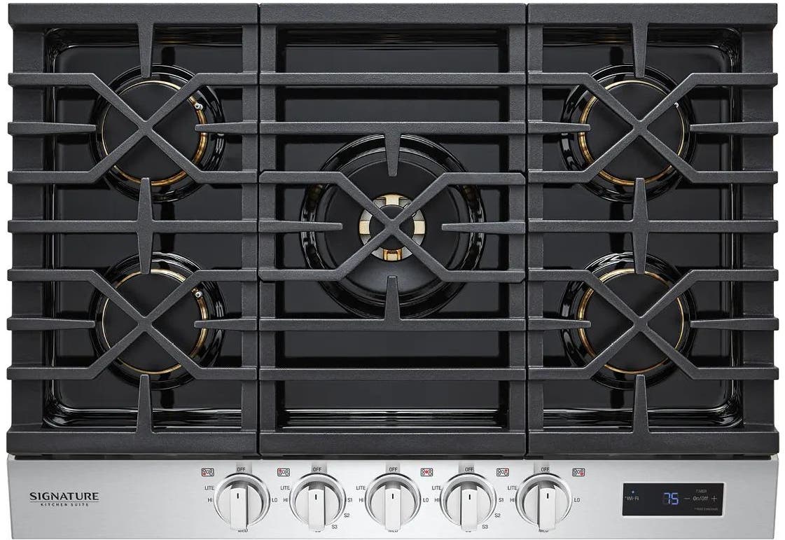 【ssglasses】計6点セット Signature Kitchen Suite SKSGT3054S 30 Inch Smart Gas Cooktop