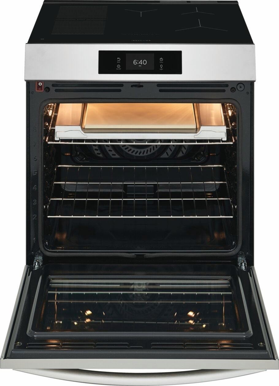 Frigidaire GCFI3070BF 30 Inch Slide-In Electric Range Smudge-Proof