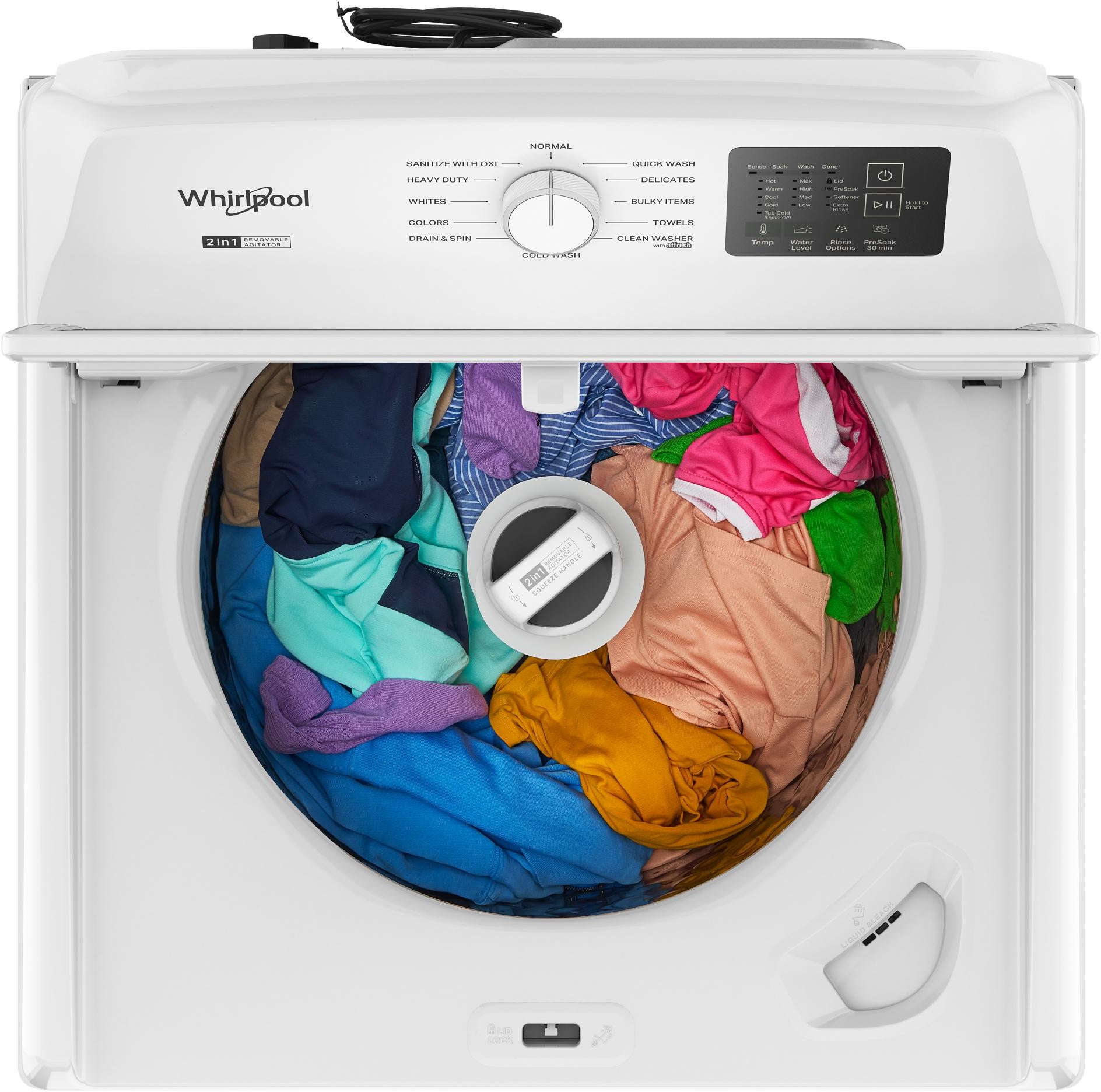 Whirlpool WTW4307SW 27 Inch Top Load Washer White | Plesser's