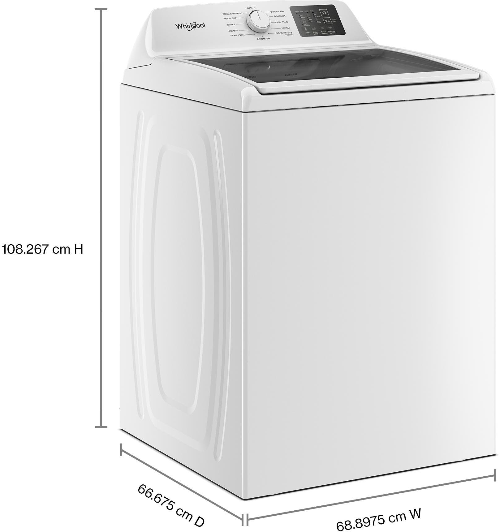 Whirlpool WTW4300SW White