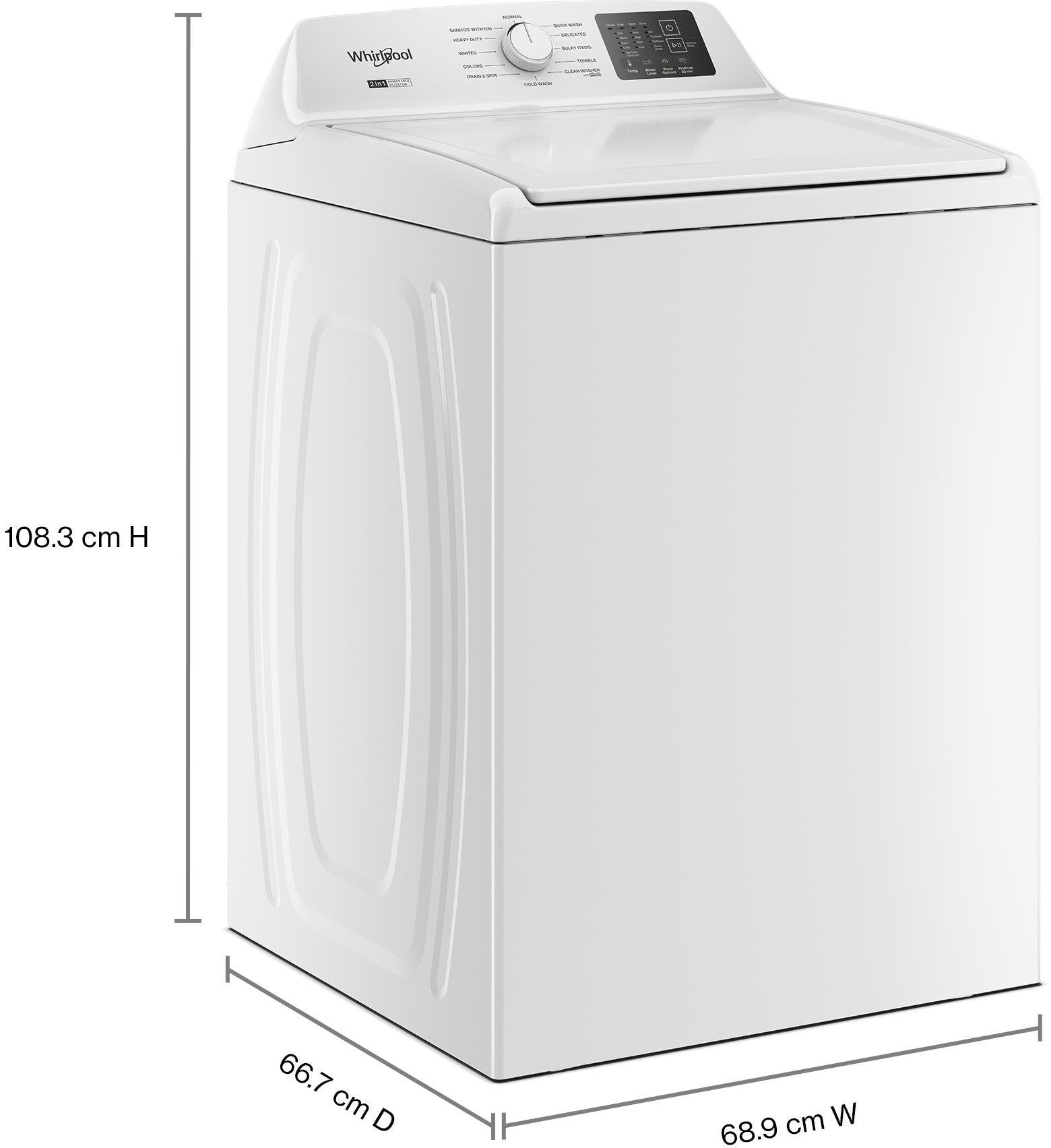 Whirlpool WTW4107SW White