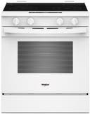 30 Inch Slide-In Electric Range with 4 Radiant Elements, 5.3 cu. ft. Oven Capacity, FlexHeat™ Dual Elements, Storage Drawer, Self+Steam Clean, ADA Compliant, and ENERGY STAR®