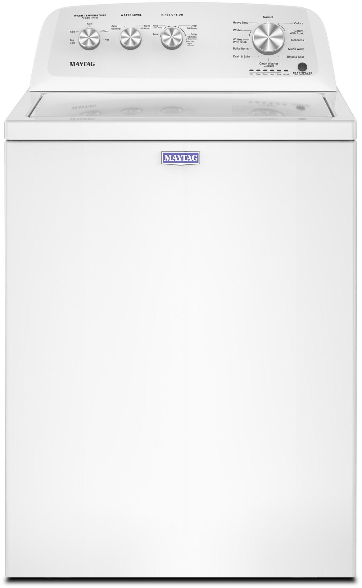 Maytag MVW4005SW Top Load Washer White | Plesser's Appliances