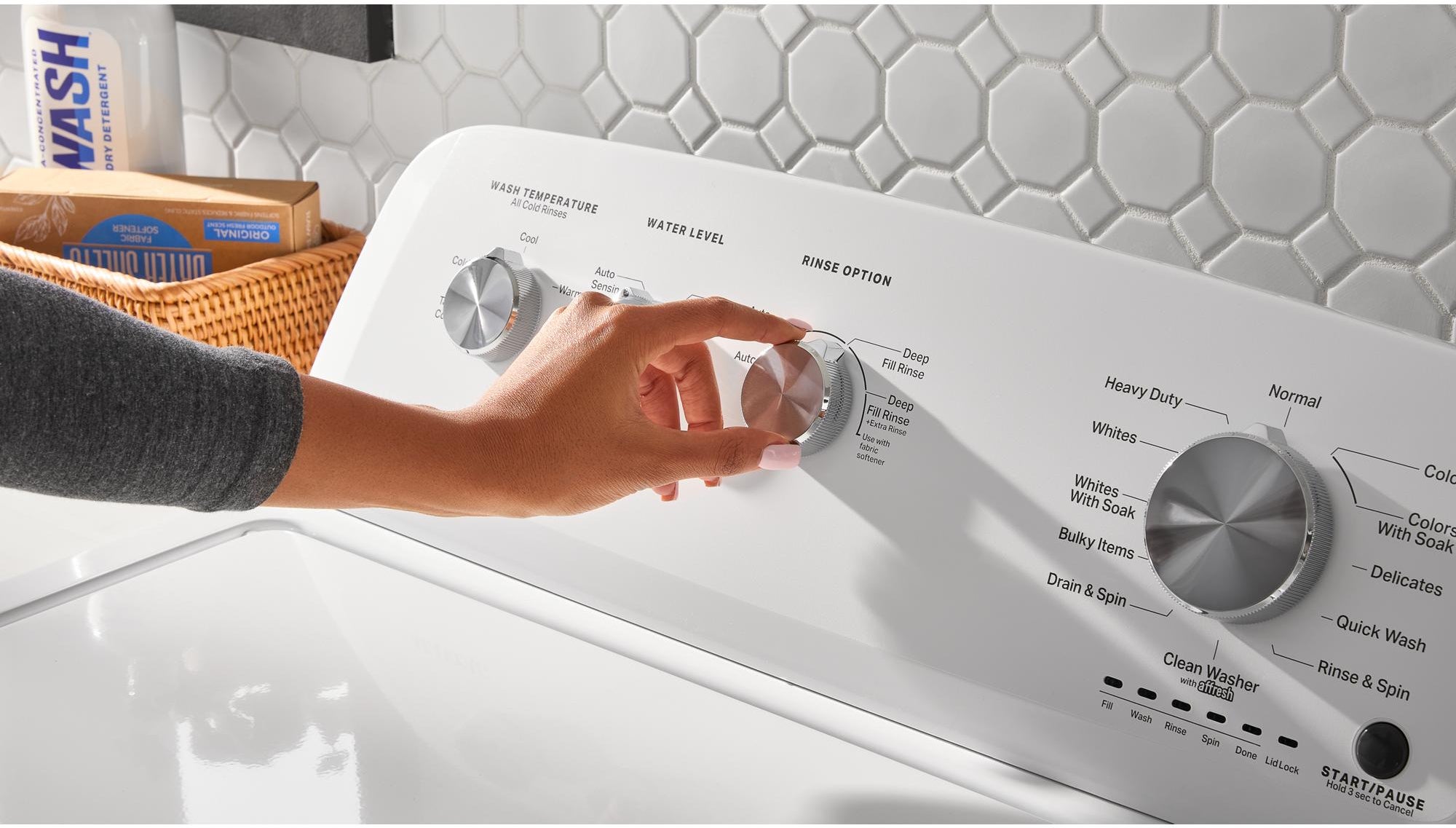 Maytag MVW4005SW Top Load Washer White | Plesser's Appliances