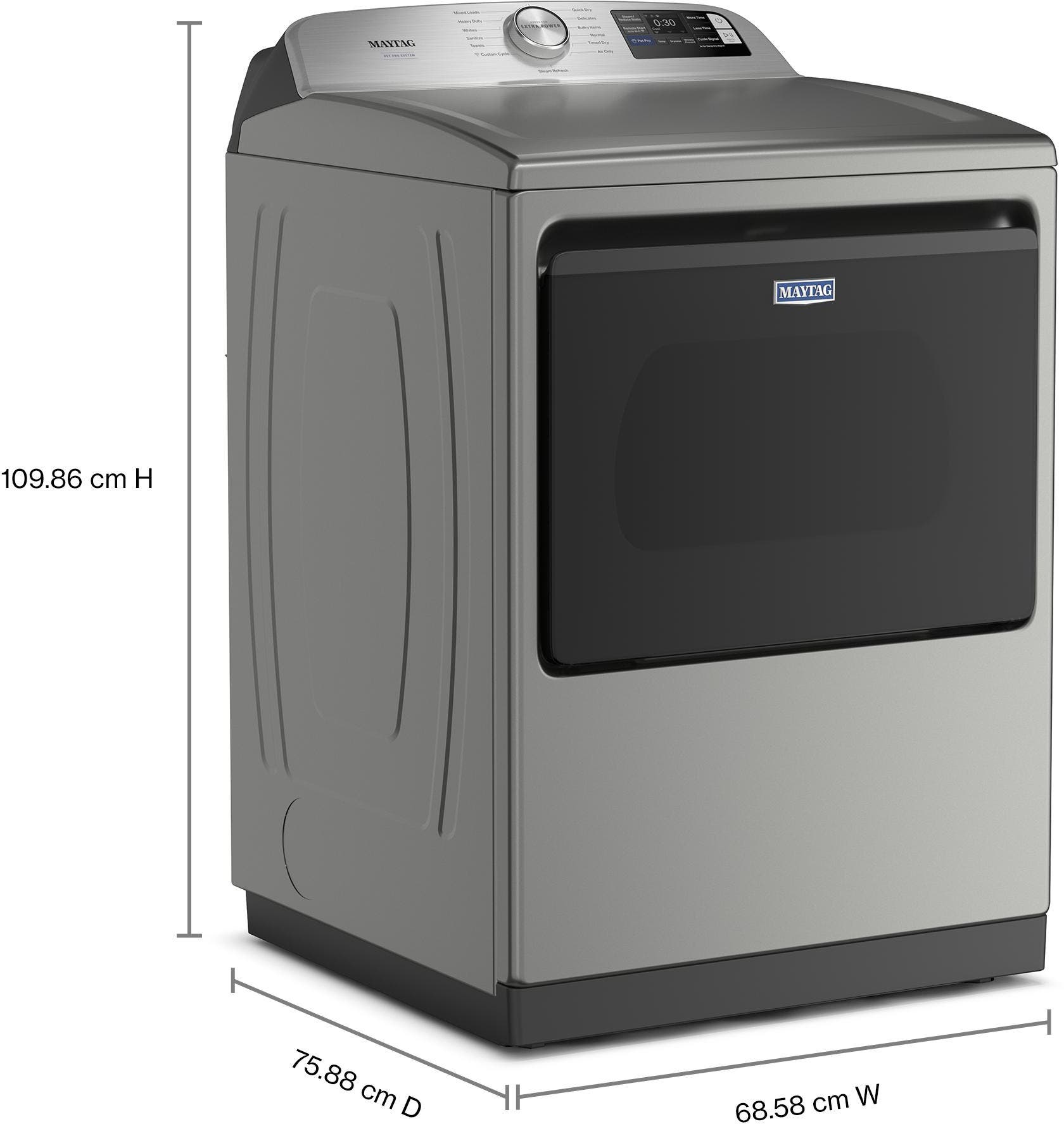 Maytag MED7205RR Classic Silver