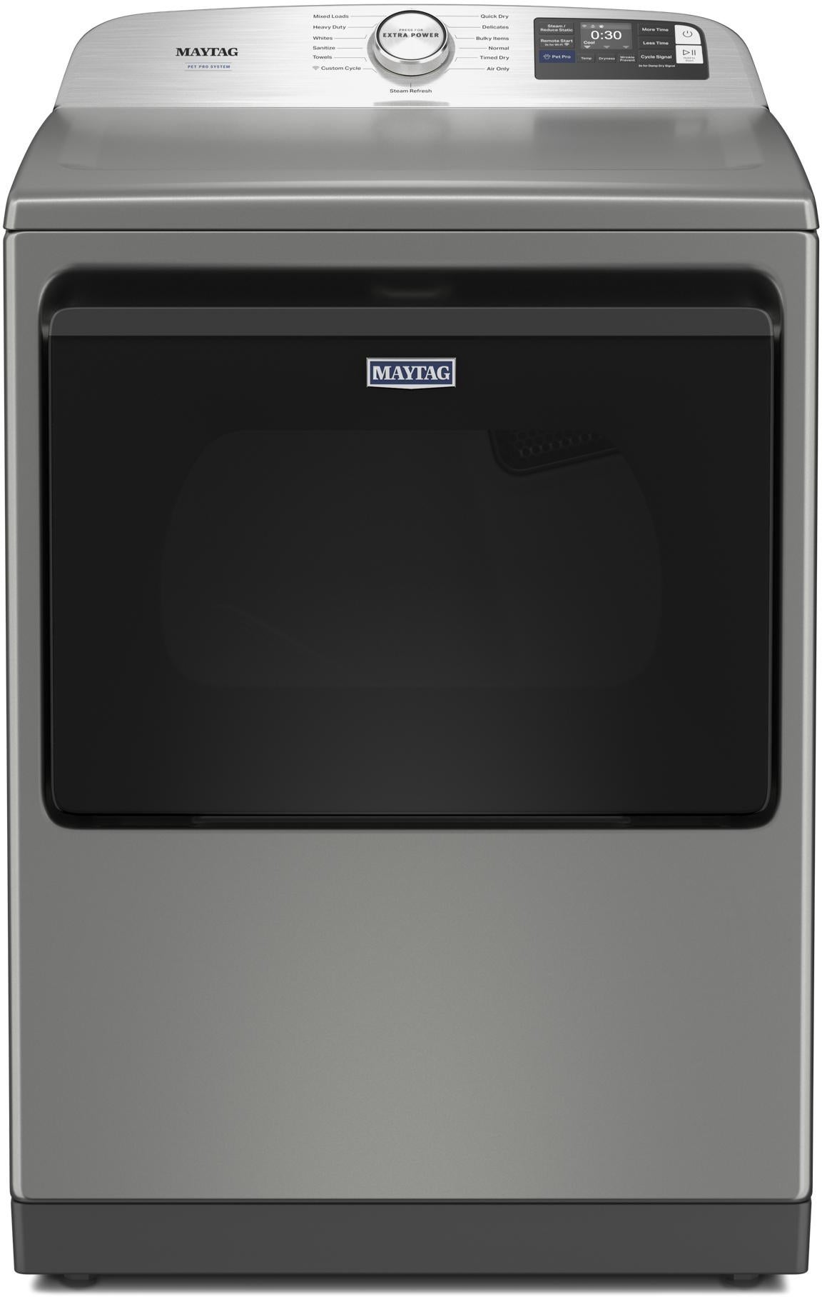 Maytag MED7205RR 7.4 Cu. Ft. Smart Top Load Electric Dryer Classic
