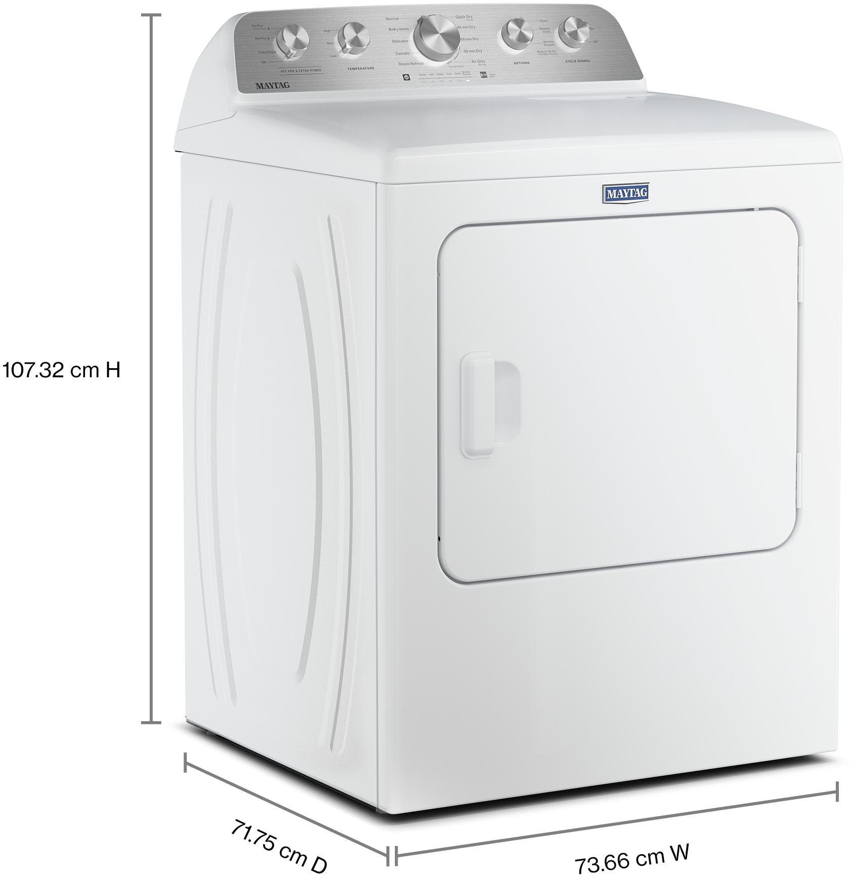 Maytag MED5605RW White
