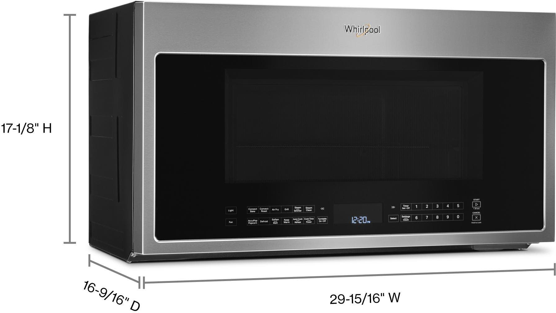 Whirlpool WMH78519LZ Fingerprint Resistant Stainless Steel