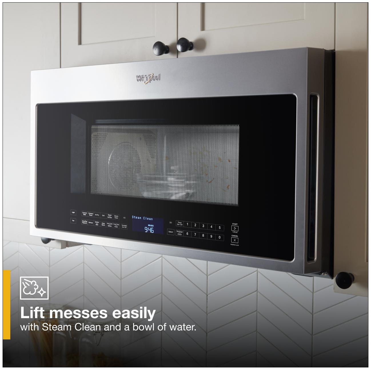 その他 MICROWAVE DEVICE Whirlpool WMH78519LZ 1.9 Cu. Ft. Microwave Fingerprint Resistant