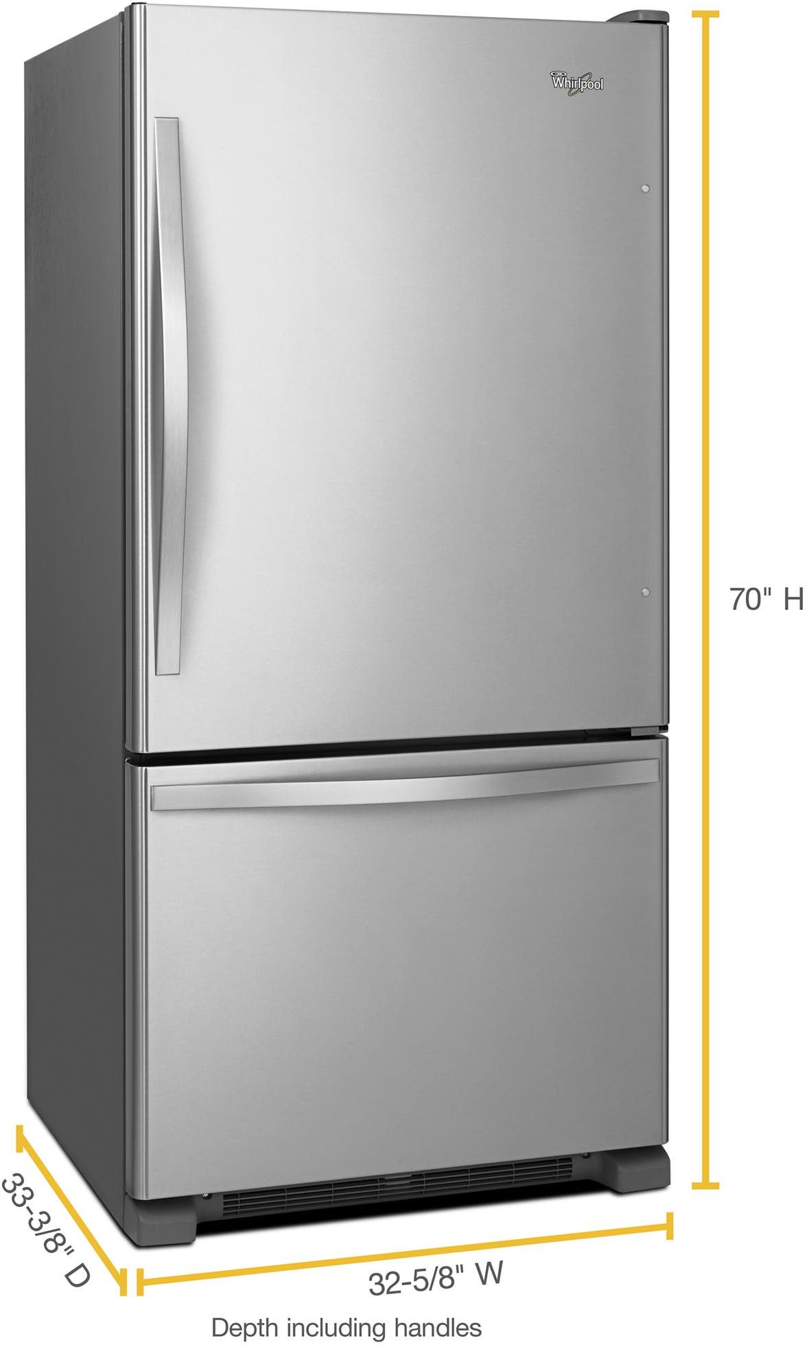Whirlpool WRB322DMBM Stainless Steel