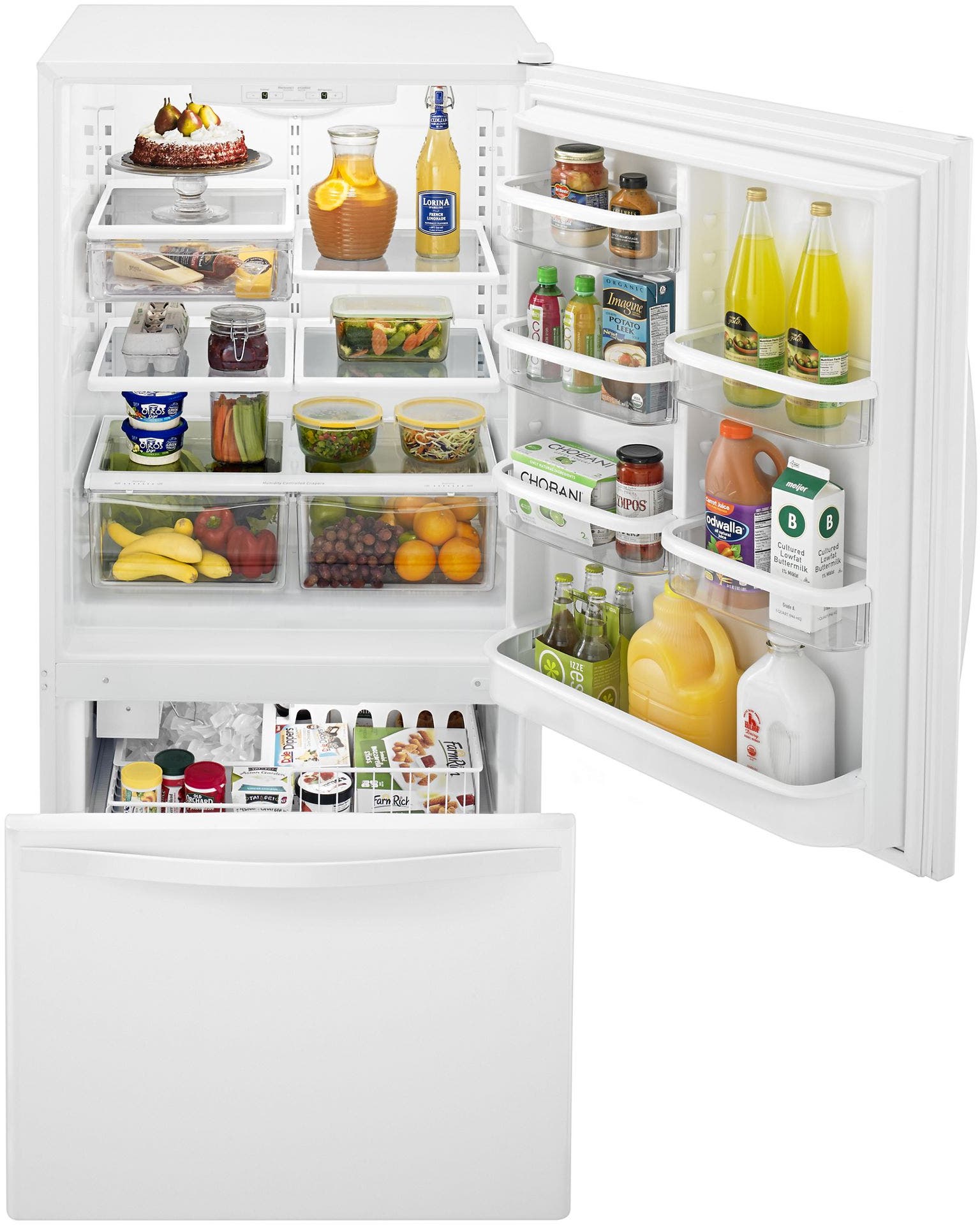 Whirlpool WRB322DMBW White