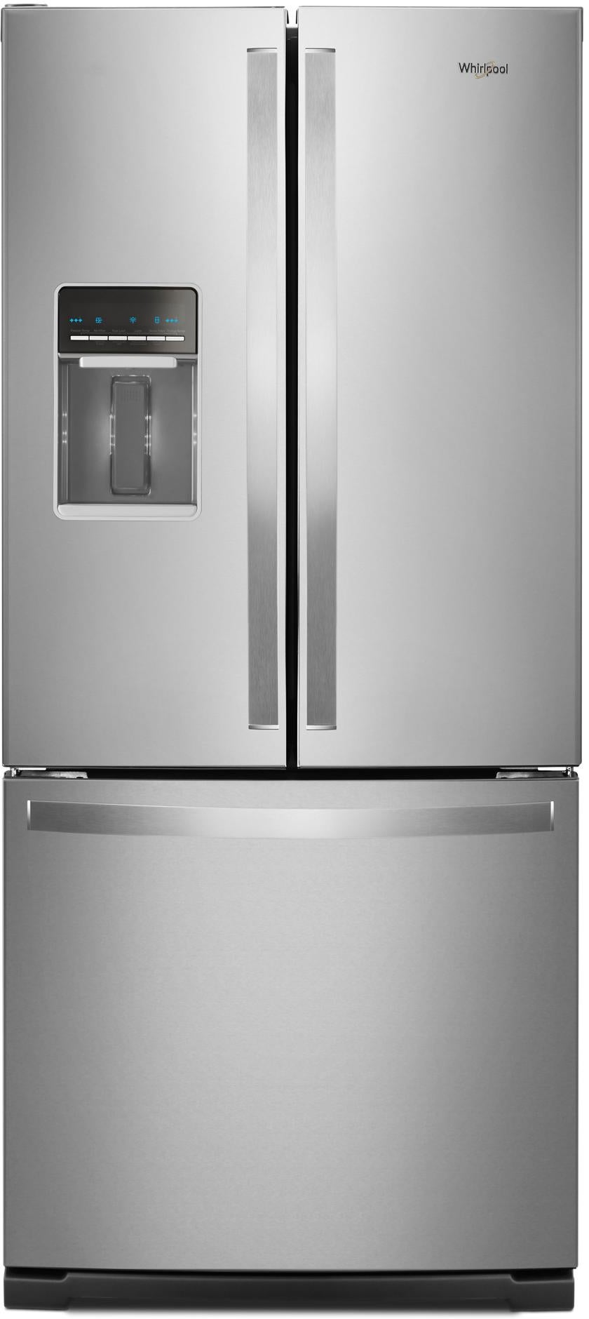 Whirlpool WRF560SEHZ 30 Inch, 20 Cu. ft. Freestanding French Door