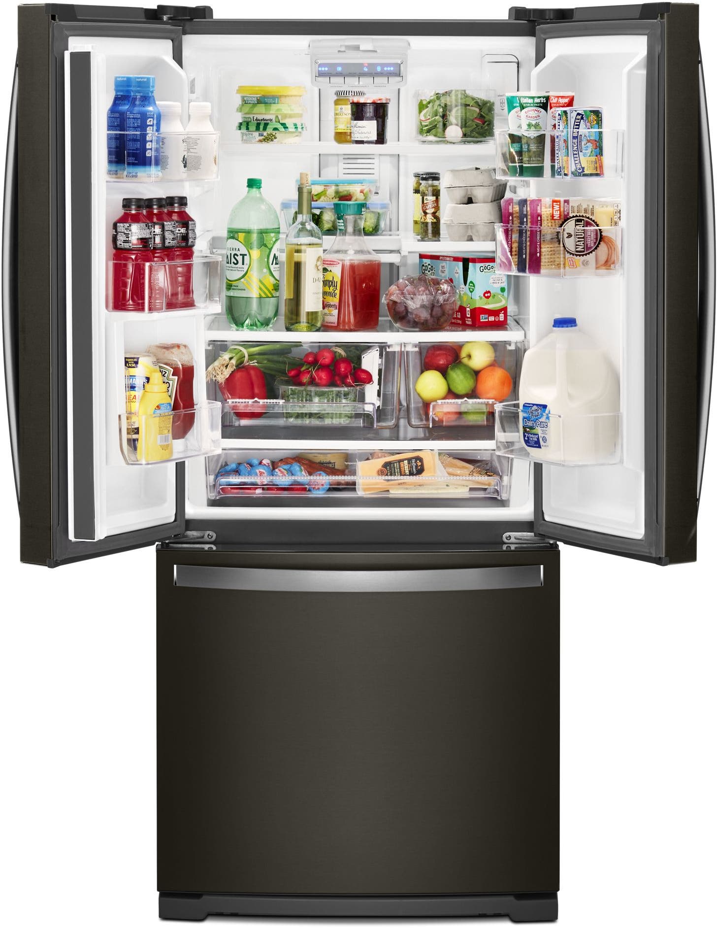 Whirlpool WRF560SMHV Fingerprint Resistant Black Stainless Steel