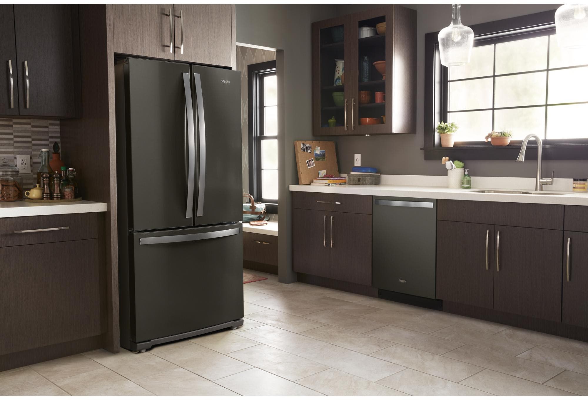 Whirlpool WRF560SMHV Fingerprint Resistant Black Stainless Steel