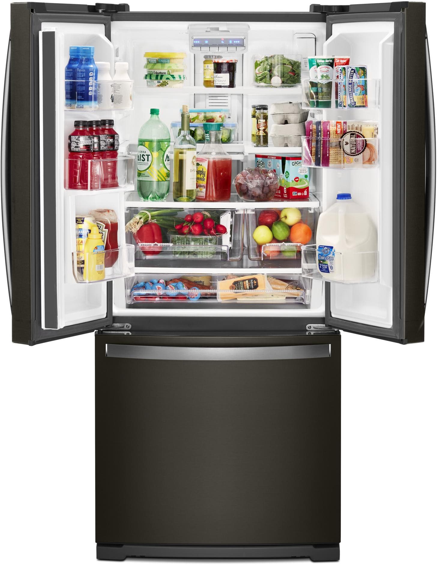 Whirlpool WRF560SMHV Fingerprint Resistant Black Stainless Steel