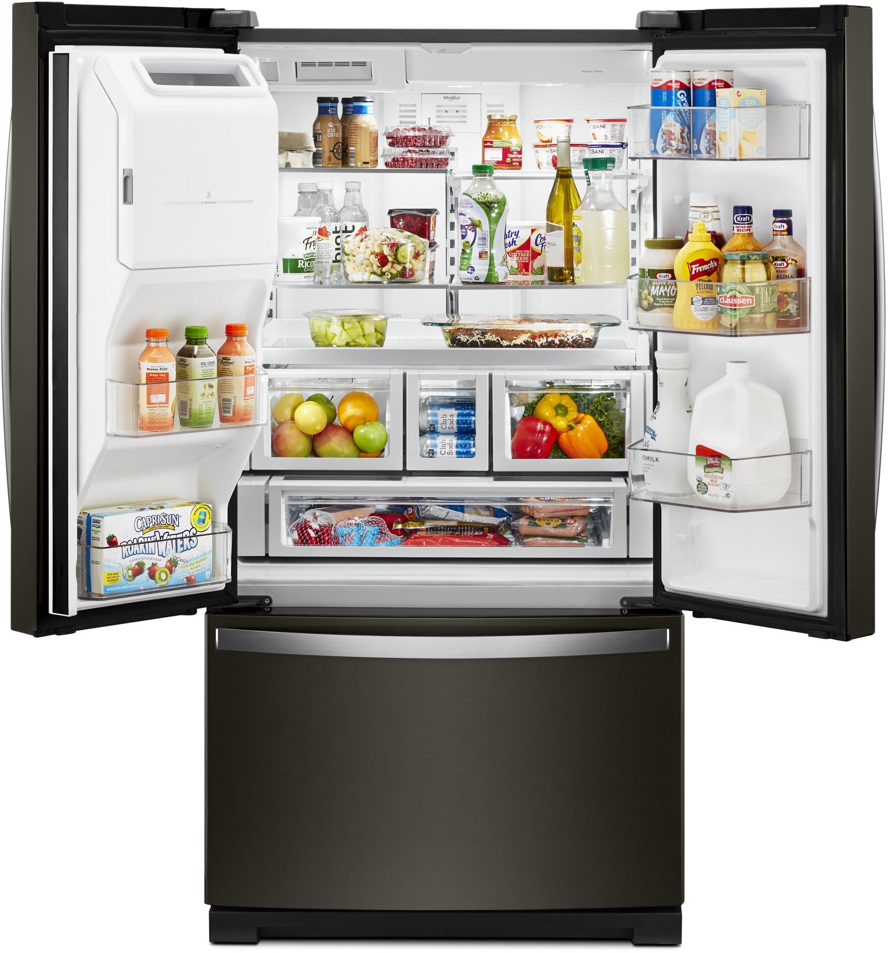 Whirlpool WRF757SDHV Black Stainless Steel