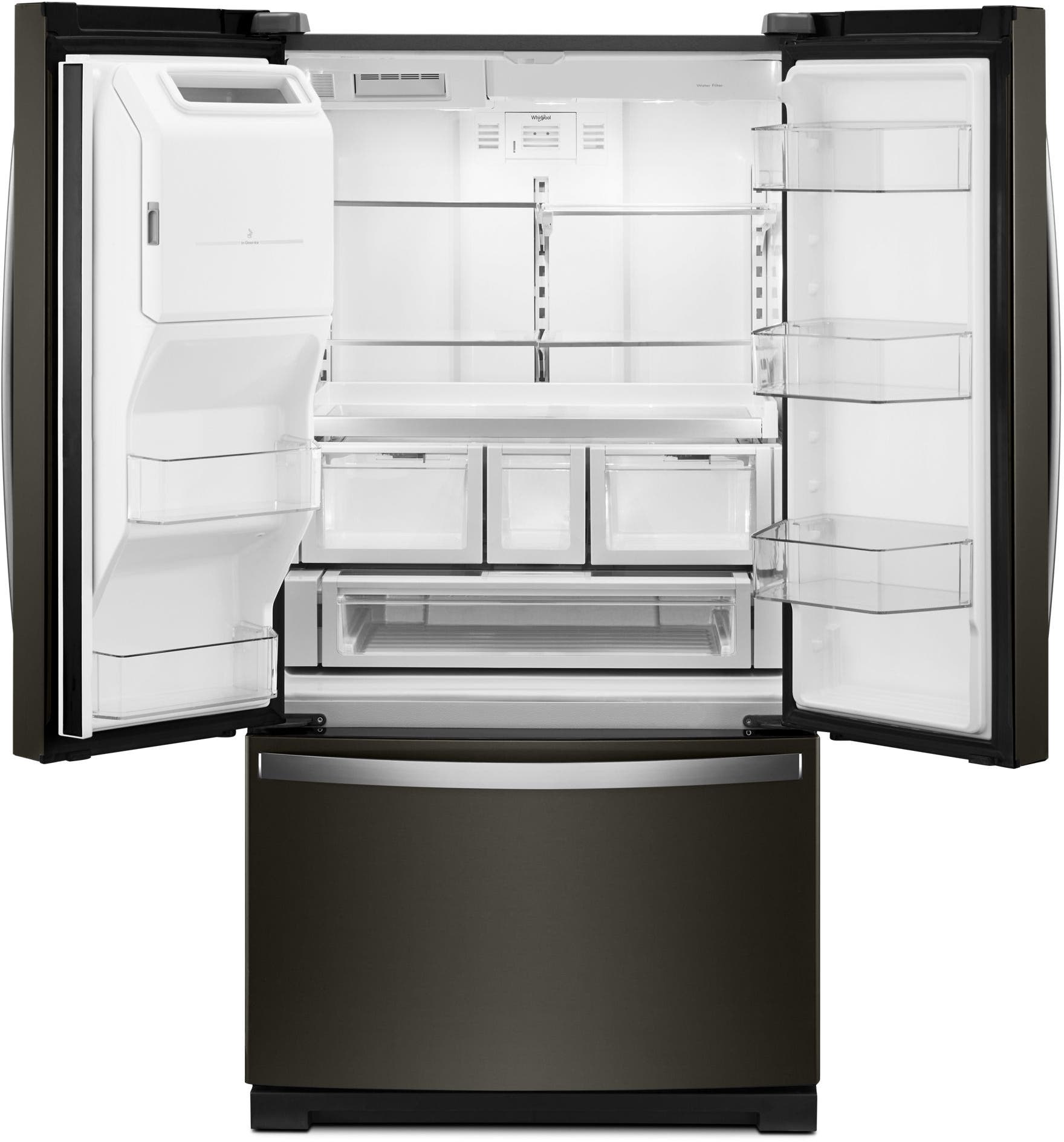Whirlpool WRF757SDHV Black Stainless Steel