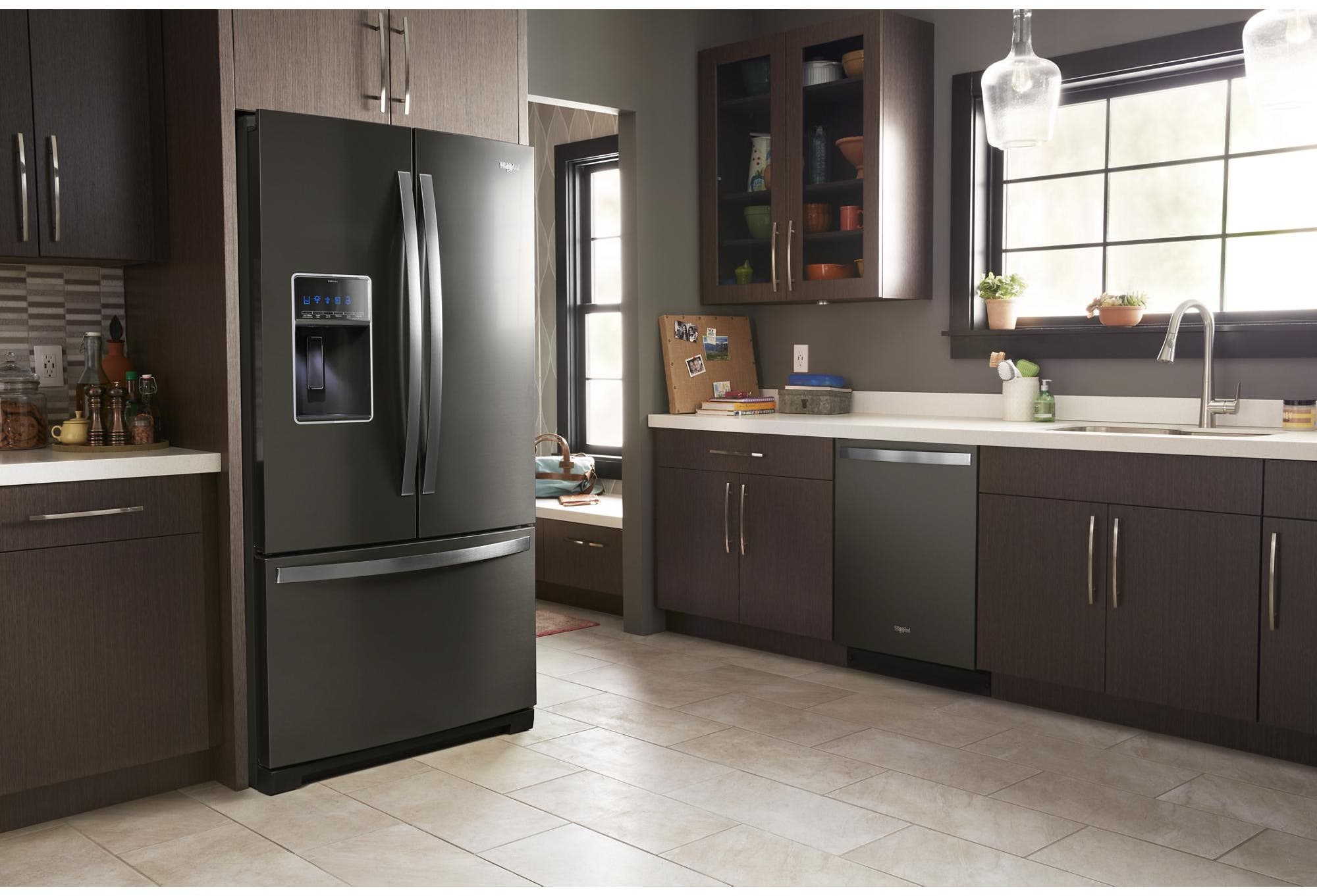 Whirlpool WRF767SDHV Fingerprint Resistant Black Stainless Steel