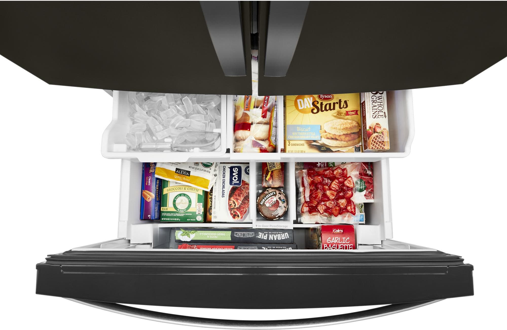 Whirlpool WRF767SDHV Fingerprint Resistant Black Stainless Steel