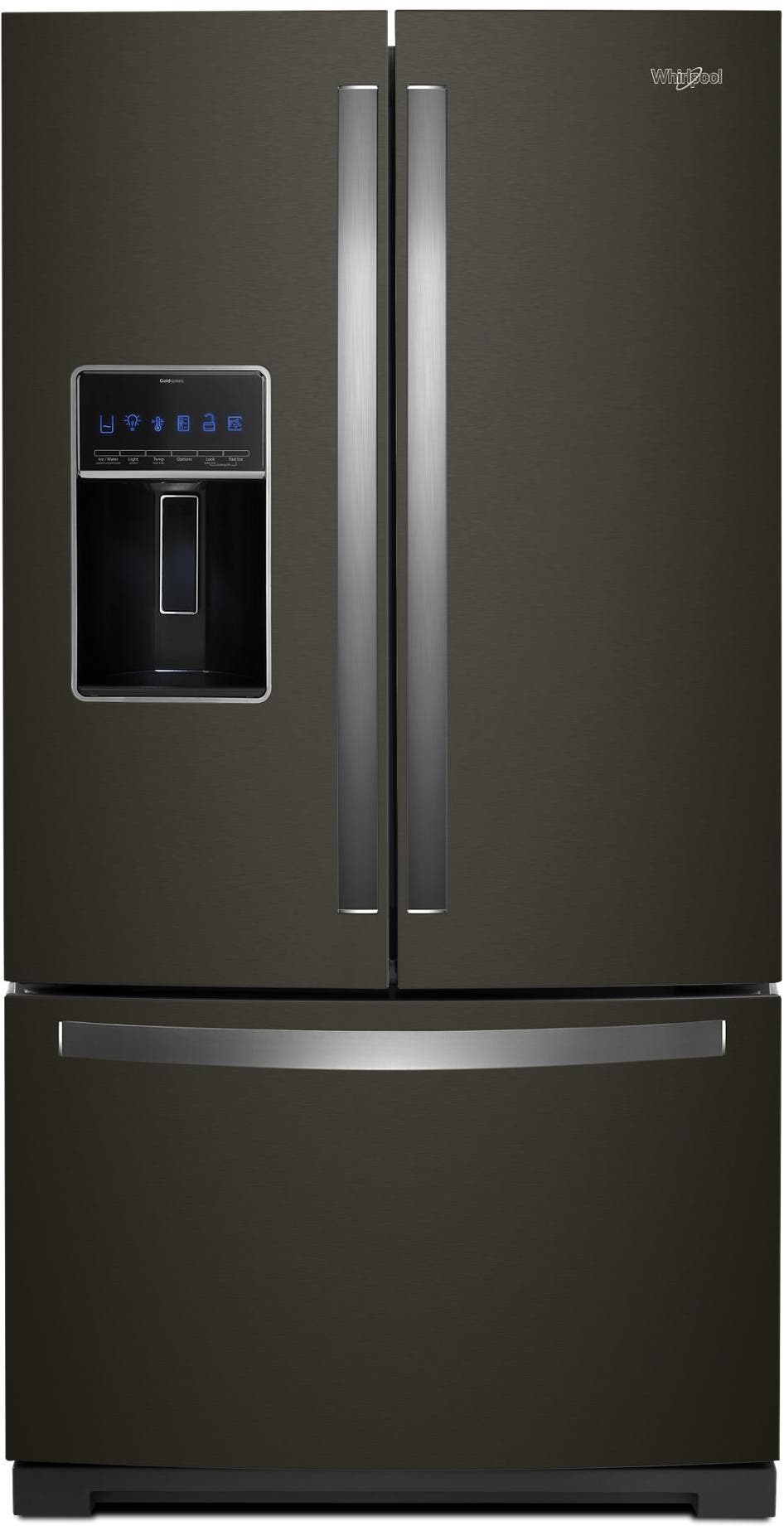 Whirlpool WRF767SDHV Fingerprint Resistant Black Stainless Steel