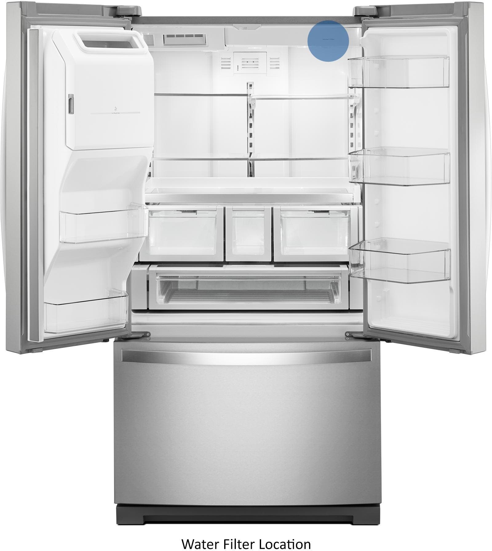 Whirlpool WRF767SDHZ Fingerprint Resistant Stainless Steel