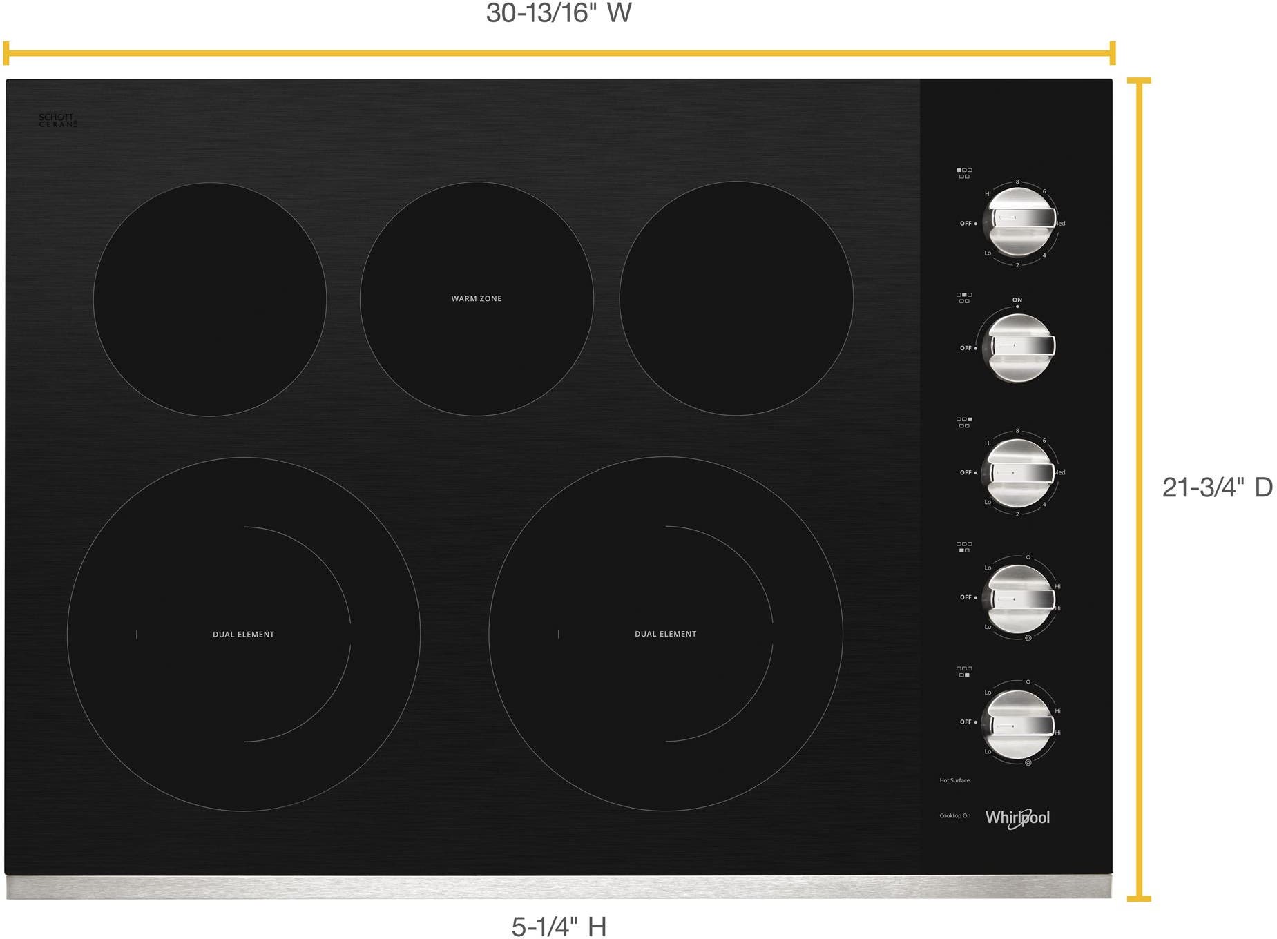 Whirlpool WCE77US0HS Stainless Steel Frame