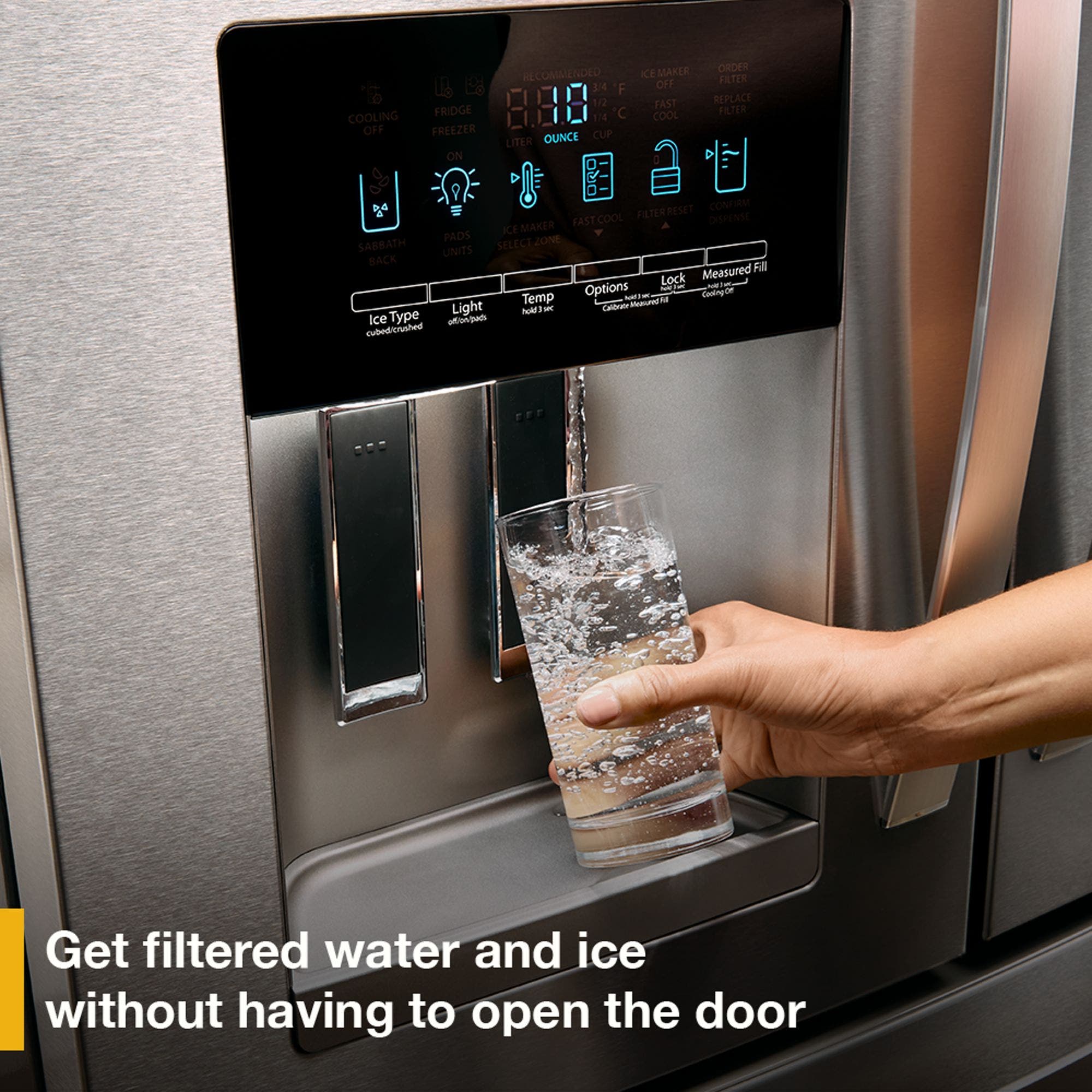 Whirlpool WRFF3436RV Fingerprint-Resistant Black Stainless Steel