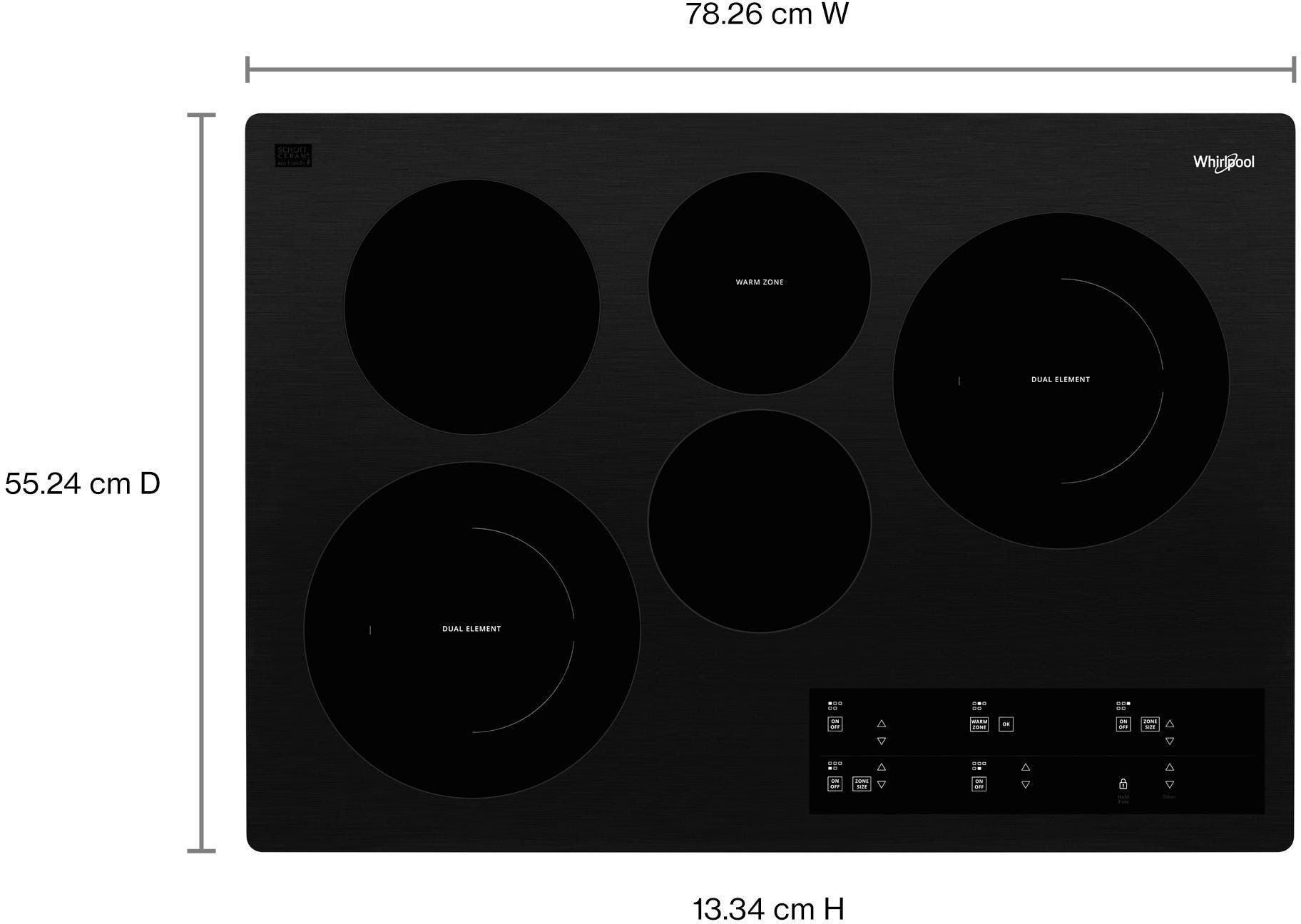 Whirlpool WCE97US0KB Black