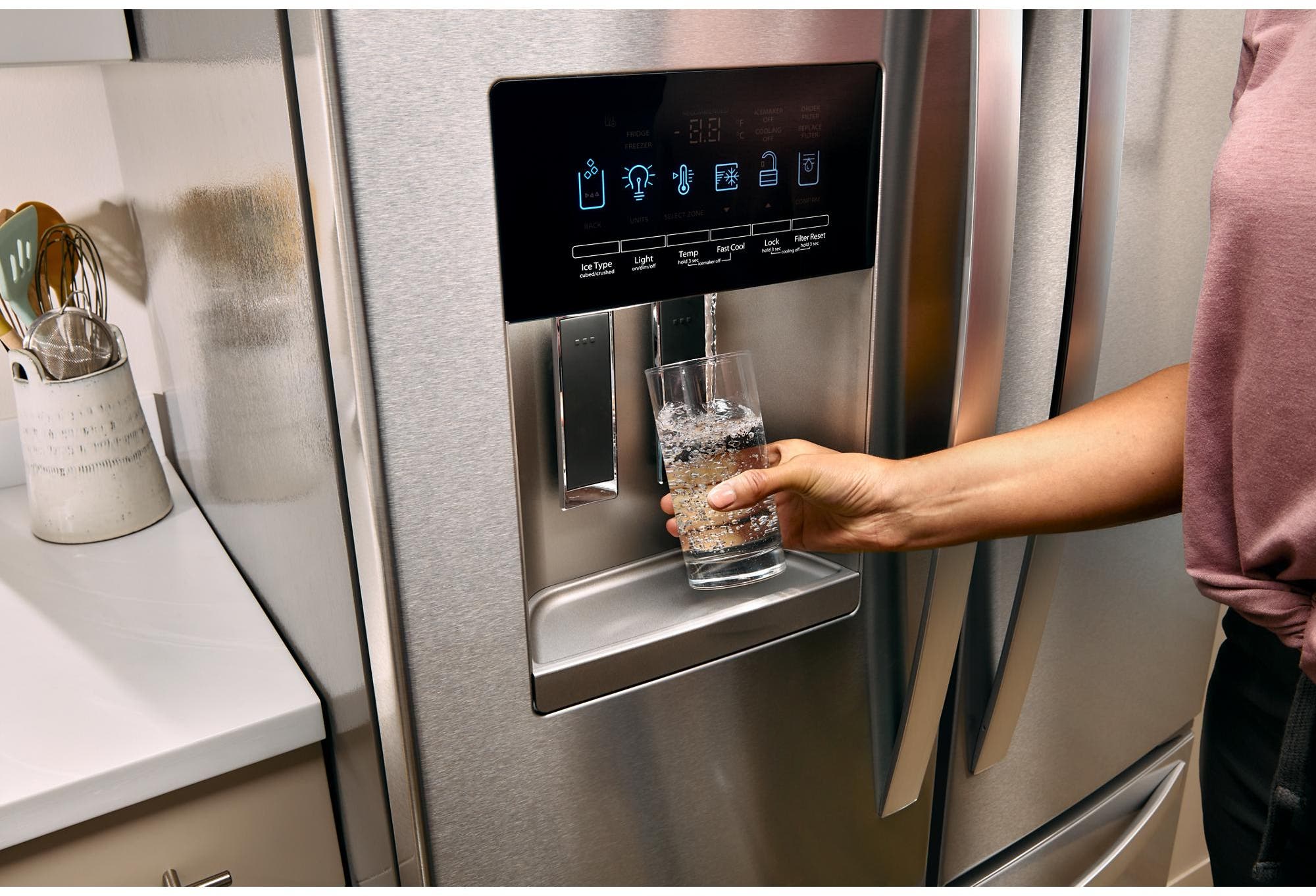Whirlpool WRFF3436RV Fingerprint-Resistant Black Stainless Steel