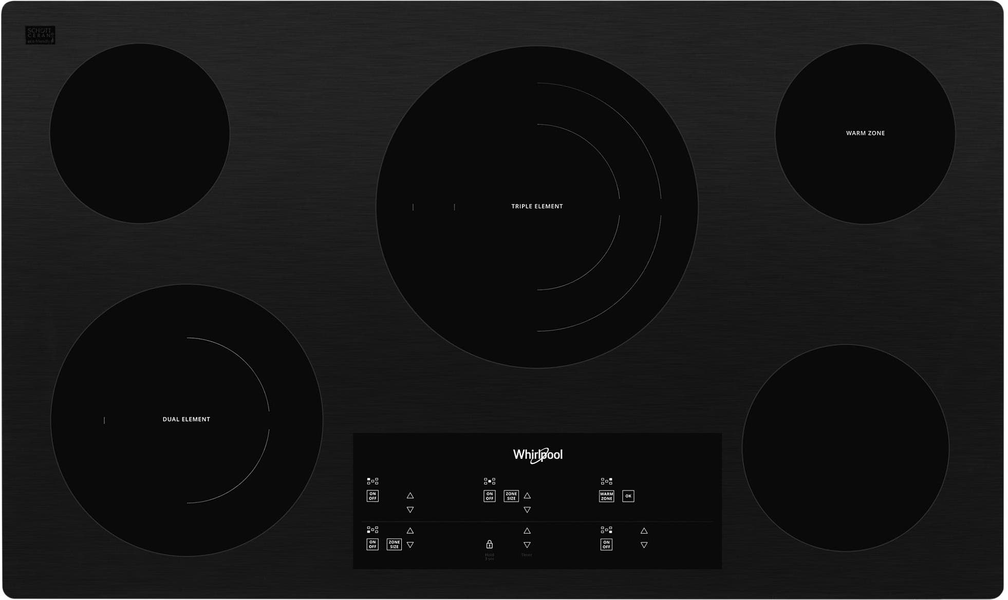 Whirlpool WCE97US6KB Black