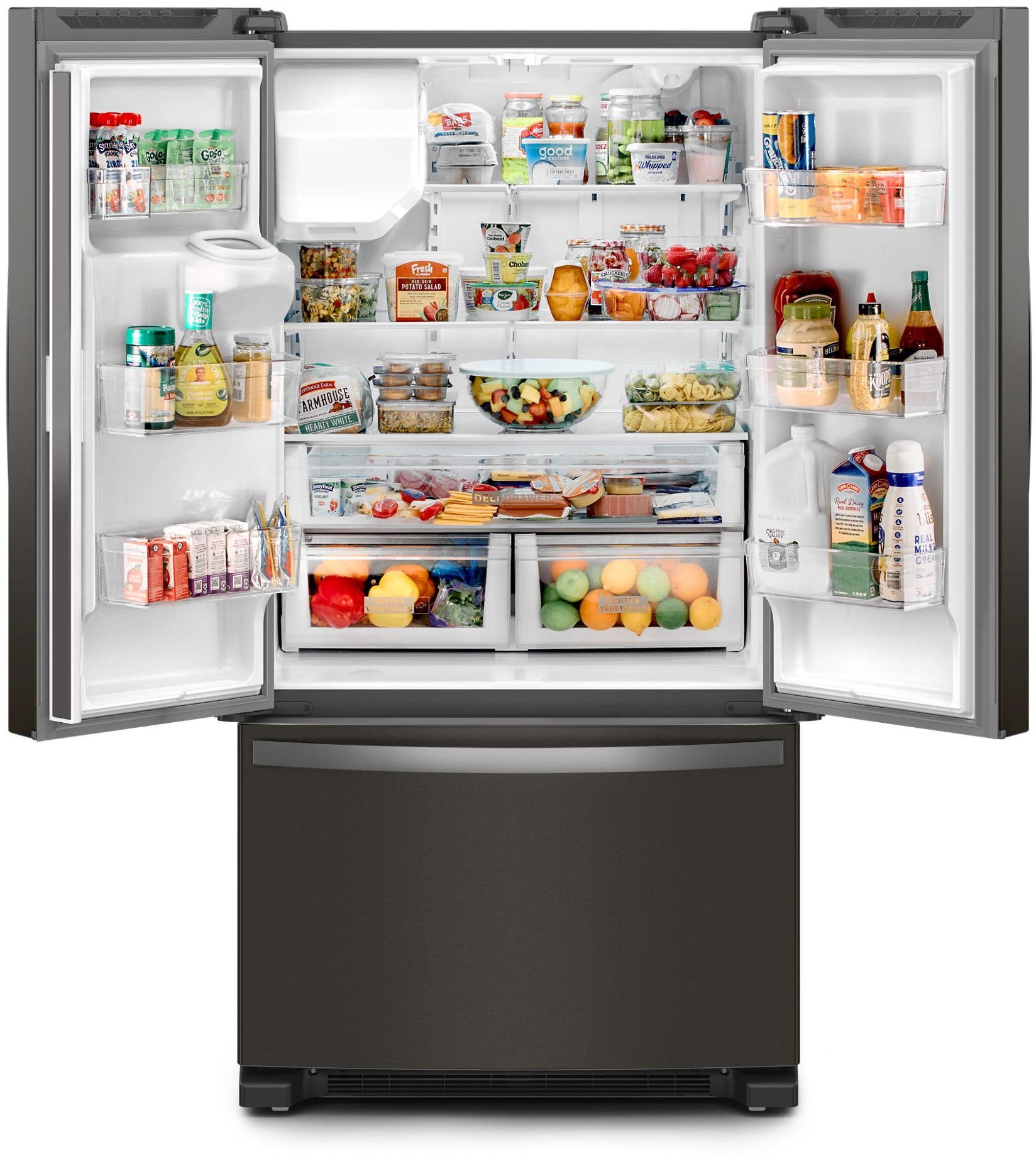 Whirlpool WRFF3436RV Fingerprint-Resistant Black Stainless Steel