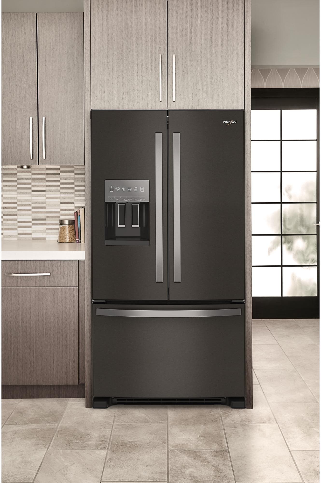 Whirlpool WRFF3436RV Fingerprint-Resistant Black Stainless Steel