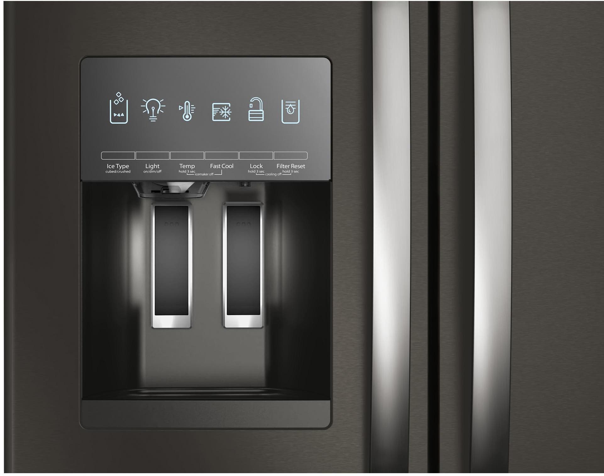 Whirlpool WRFF3436RV Fingerprint-Resistant Black Stainless Steel