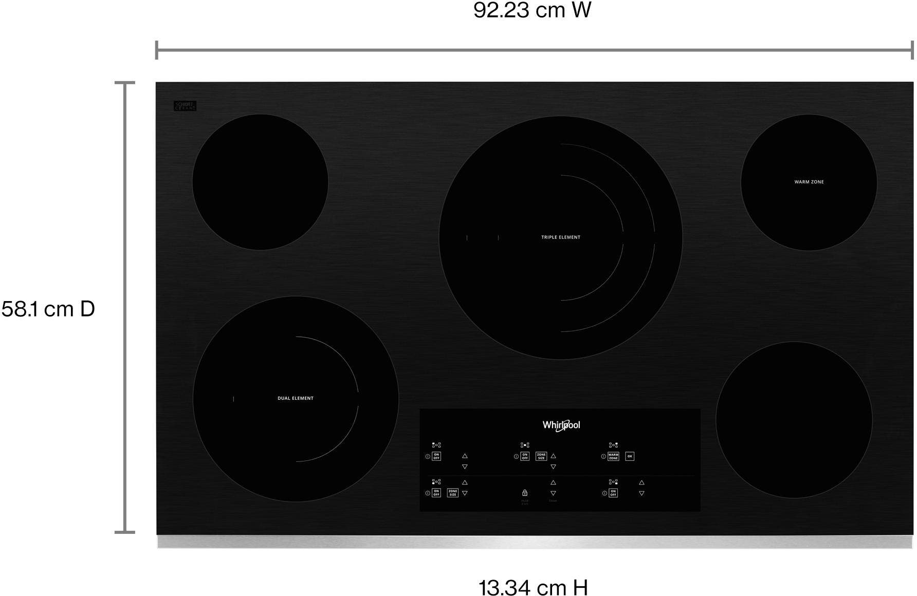 Whirlpool WCE97US6KS Stainless Steel