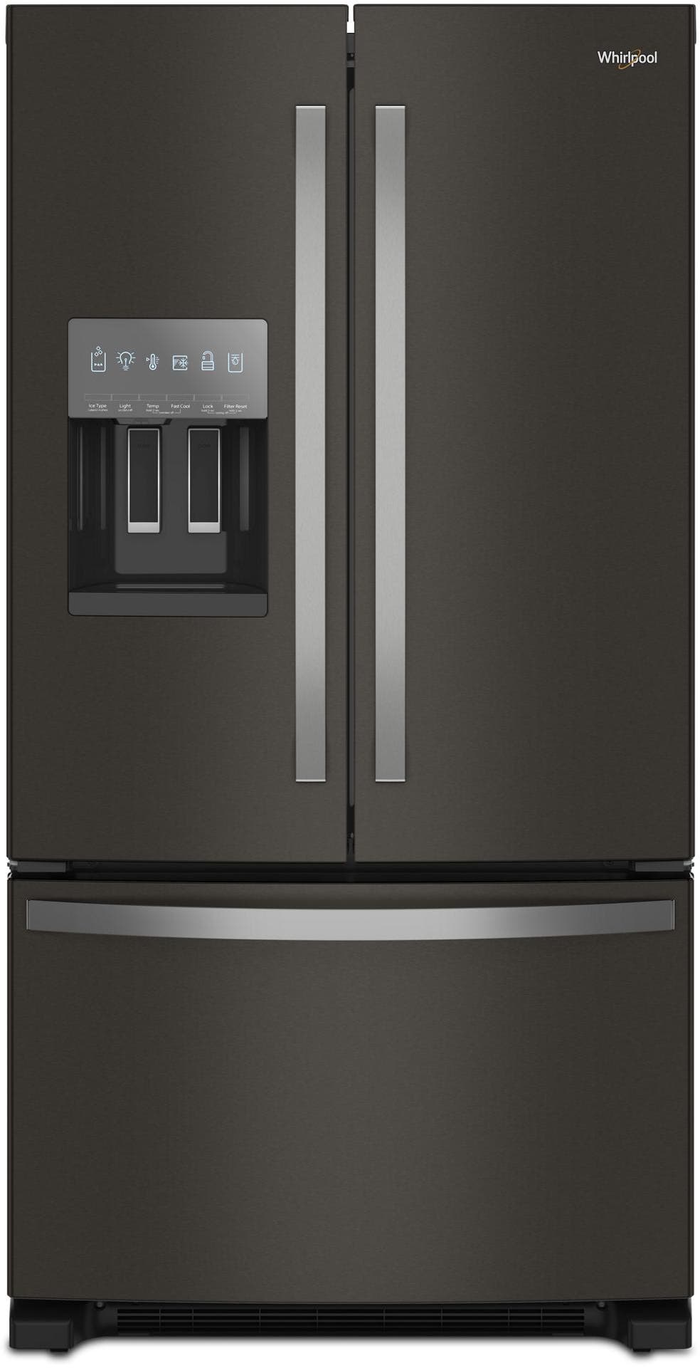 Whirlpool WRFF3436RV Fingerprint-Resistant Black Stainless Steel