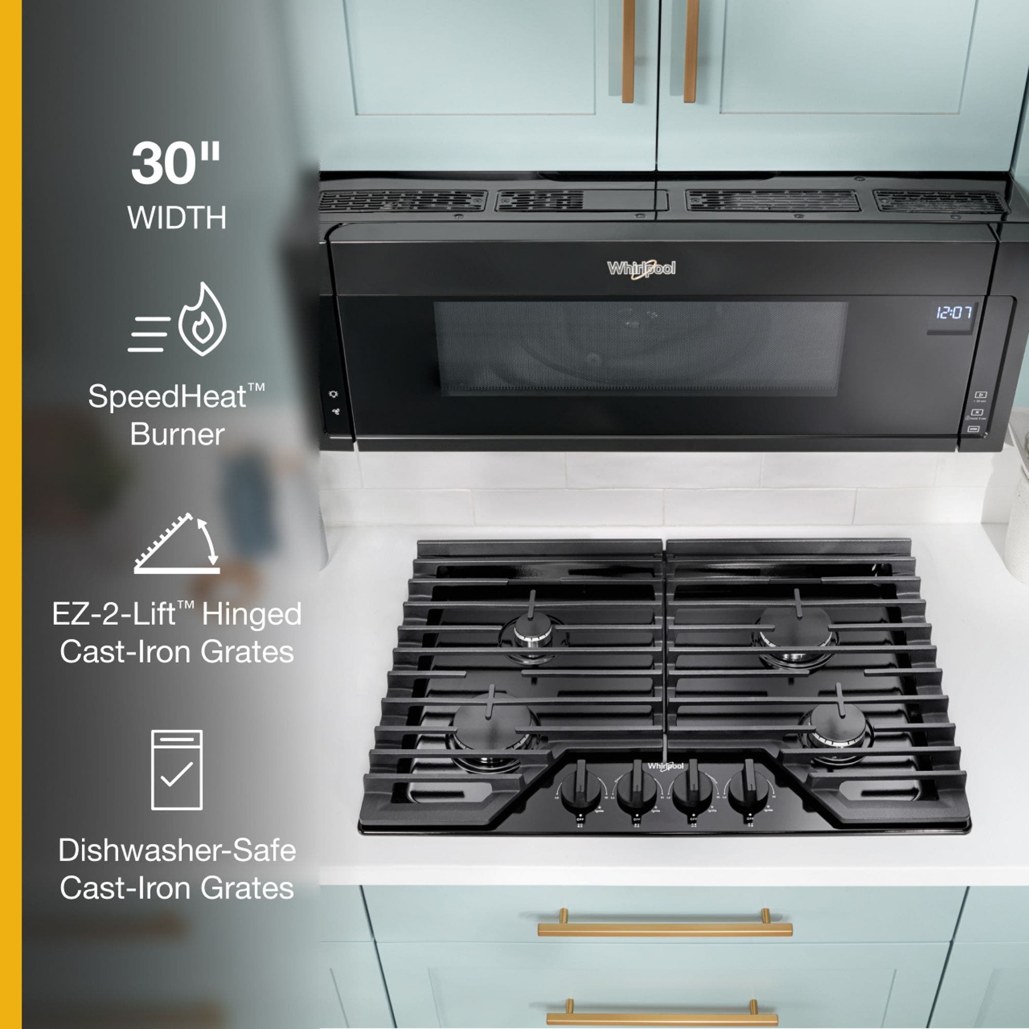 Whirlpool WCGK5030PB Black